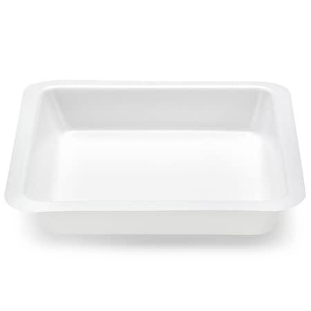 Globe Scientific Square Weighing Boat, Anti-static, 135 x 135 x 24mm, 250ml, Square Flat Bottom, White, 500PK 3619-250